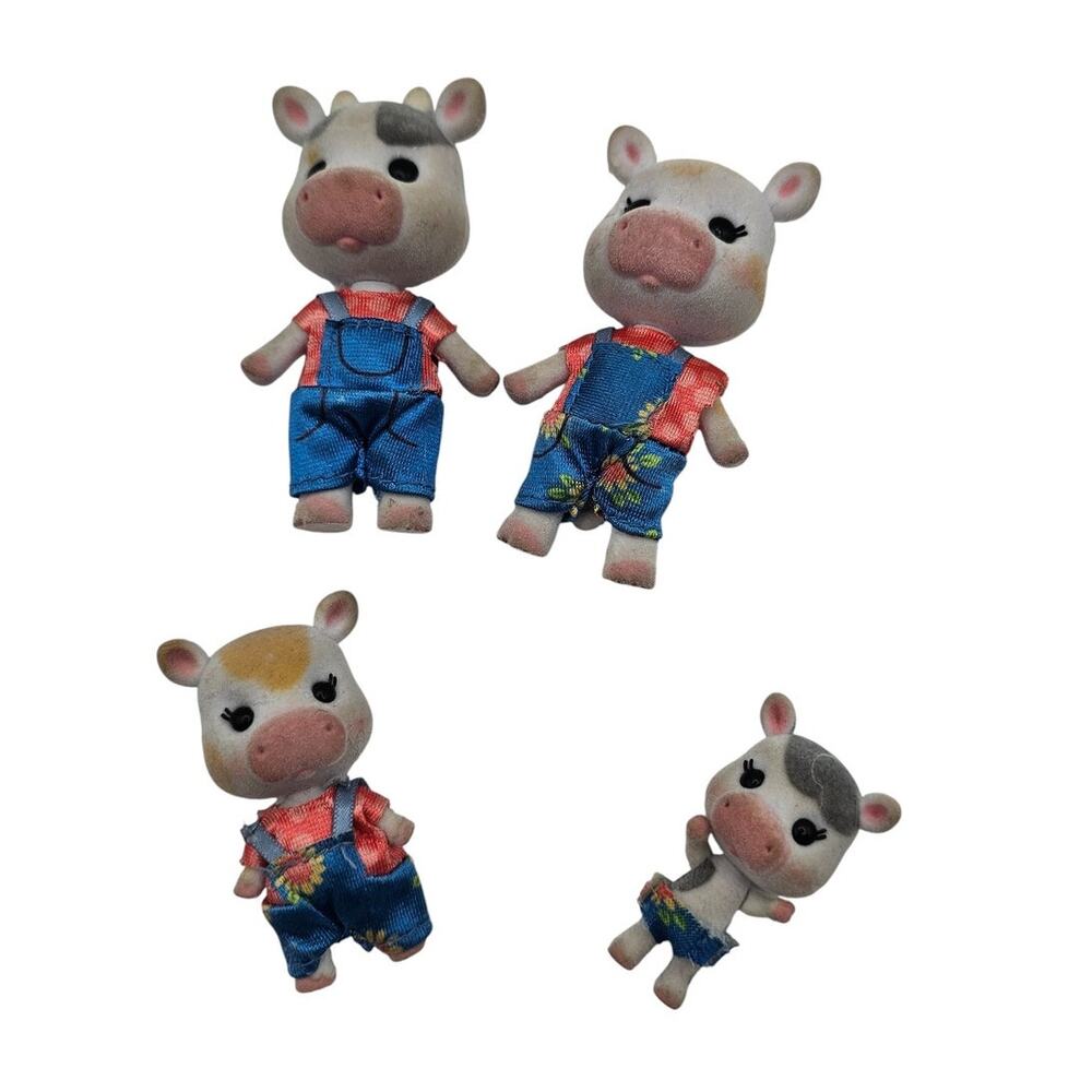 Honey Bee Acres The Cloverberrys Cow Family set